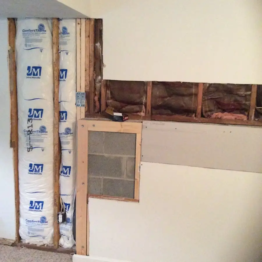 Wall insulation replacement during Odor Removal & Deodorization in Halfmoon